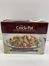 Crock Pot Recipe Card Collection In Tin picture