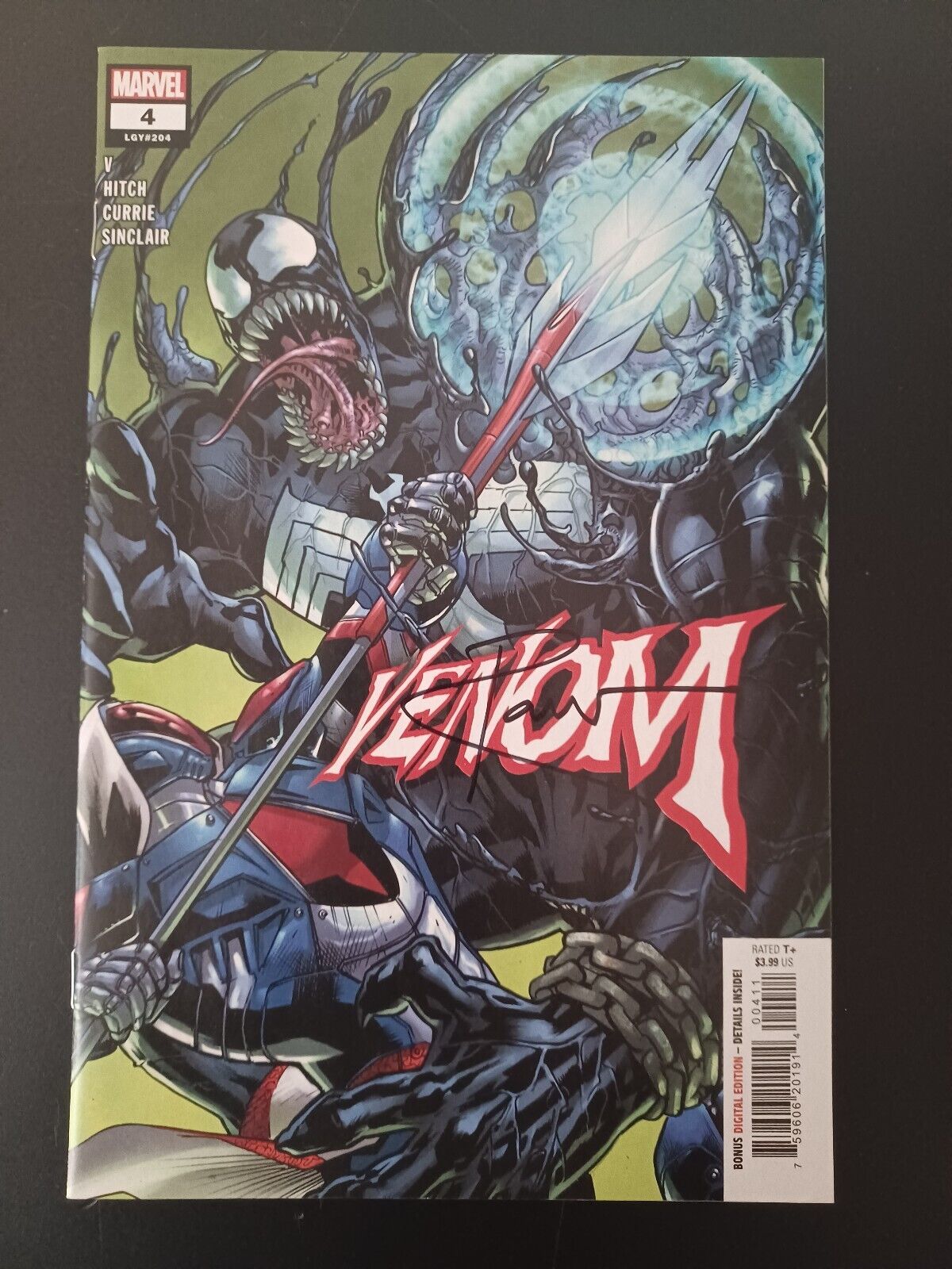 Venom #4 Signed By Ram V 2022