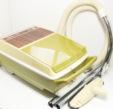 1970s Kenmore Magicord Canister Vacuum w/ Accessories Box Avocado Green WORKS picture