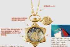 20th Anniversary Sailor Moon Q-pot Moon Phase Pocket Watch Necklace (Brand New) picture